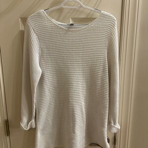 Croft & Barrow Cream Knit Sweater